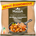 Poelées Gourmandes Girolles Et Champignons À La Crème Magda à 6,04 € dans le catalogue Auchan Hypermarché