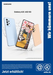 aetka Prospekt "Galaxy A33| A53 5G" mit 1 Seite