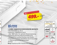7-ZONEN-TONNENTASCHENFEDERKERN-MATRATZE bei Höffner in Cottbus 7-ZONEN-TONNENTASCHENFEDERKERN-MATRATZE im Angebot bei Höffner Cottbus für 499,00 €