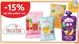 Bio-Knusper-Schnitte Banane-Apfel von FruchtBar im aktuellen budni Prospekt