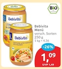 Menü im budni Prospekt Menü von Bebivita im aktuellen budni Prospekt für 1,09 €