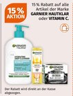 15% Rabatt auf alle Artikel der Marke GARNIER HAUTKLAR oder VITAMIN C. Angebote von GARNIER HAUTKLAR bei Müller Mönchengladbach