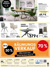 Tisch im HARDECK Prospekt in Bochum Aktueller HARDECK Prospekt mit Tisch, "RÄUMUNGSVERKAUF", Seite 16