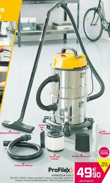 Aspirateur 4 en 1 - Gifi à Garges-lès-Gonesse Aspirateur 4 en 1 en promo chez Gifi Garges-lès-Gonesse à 49,90 €
