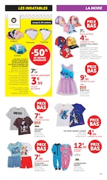 Offre Disney dans le catalogue Super U du moment à la page 43