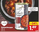 Aktuelles Gulaschsuppe Angebot bei Netto Marken-Discount in Bochum ab 1,49 €