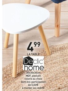 Stokomani Coignières - La table Promo La table dans le catalogue Stokomani "Stokomani, des marques, des prix ! " à Coignières