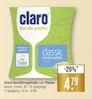 Geschirrspültabs Angebote von Claro bei Marktkauf Heilbronn für 4,79 €