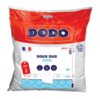 Lot de 2 oreillers Doux Duo 60x60cm - DODO en promo chez Maxi Bazar Livry-Gargan à 9,99 €
