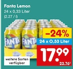 Aktuelle Coca Cola Angebote bei Netto Marken-Discount in Neumünster Aktuelles Lemon Angebot bei Netto Marken-Discount in Neumünster ab 17,99 €