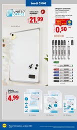 Offre Tableau Magnétique dans le catalogue Lidl du moment à la page 64
