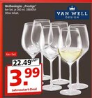 Weißweinglas 'Prestige' Angebote von Van Well Design bei Segmüller Ingolstadt für 3,99 €