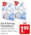 E center Lambrecht - Collegeblock kariert Angebot im Prospekt Collegeblock kariert bei E center im Lambrecht Prospekt für 1,99 €