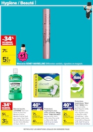 Prix et réduction Listerine dans le prospectus Carrefour en cours Offre Listerine dans le catalogue Carrefour du moment à la page 60