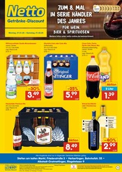 Aktueller Netto Marken-Discount Prospekt mit Cola, "DER ORT, AN DEM DU IMMER AUSGEZEICHNETE PREISE FINDEST.", Seite 1