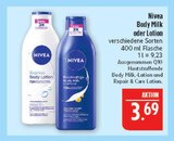 Body Milk im Angebot bei Marktkauf in Görlitz Body Milk Angebote von Nivea bei Marktkauf Görlitz für 3,69 €
