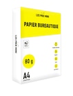 Papier blanc - A4 (210 x 297 mm) - 80 g/m² - Ramette Ramette de 500 feuilles - Les Prix Mini en promo chez Bureau Vallée Papier blanc - A4 (210 x 297 mm) - 80 g/m² - Ramette Ramette de 500 feuilles - Les Prix Mini dans le catalogue Bureau Vallée