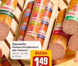 Pommersche Leberwurst im Angebot bei REWE in Castrop-Rauxel Pommersche Leberwurst Angebote von Rügenwalder bei REWE Castrop-Rauxel für 1,49 €