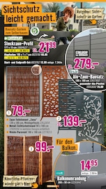 Aktueller Hornbach Prospekt mit Zaun Sichtschutz, "Andere feiern Tore, du dein Projekt", Seite 5