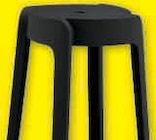 Tabouret plastique en promo chez Hyper U Lens à 5,99 €
