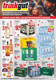 Trinkgut Prospekt für Geldern mit 8 Seiten Trinkgut Prospekt für Geldern: "Aktuelle Angebote", 8 Seiten, 11.12.2023 - 16.12.2023