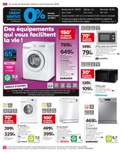 Lave-Linge Angebote im Prospekt "DÉMARREZ L'ANNÉE AVEC DES OFFRES DERNIER CRI !" von Carrefour Lave-Linge Angebote im Prospekt "DÉMARREZ L'ANNÉE AVEC DES OFFRES DERNIER CRI !" von Carrefour auf Seite 6