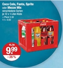 Coca Cola, Fanta, Sprite oder Mezzo Mix von  im aktuellen V-Markt Prospekt für 9,99 €