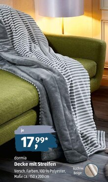 Decke mit Streifen bei ALDI SÜD in Neu-Ulm Decke mit Streifen im Angebot bei ALDI SÜD Neu-Ulm für 17,99 €