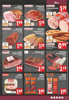 Wurst im EDEKA Prospekt "Aktuelle Angebote" mit 24 Seiten (Paderborn)