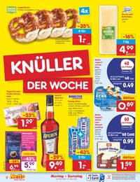 Aperol Angebot im aktuellen Netto Marken-Discount Prospekt auf Seite 2