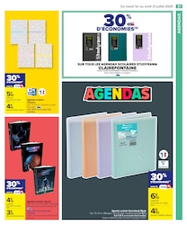 Prix et réduction Clairefontaine dans le prospectus Carrefour en cours Offre Clairefontaine dans le catalogue Carrefour du moment à la page 23