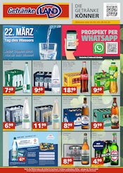 GetränkeLand Mayer Getränkemärkte Prospekt der aktuellen Woche mit 4 Seiten, gültig von 16.03.2026 bis 28.03.2026, in Ebersbach und Umgebung Aktueller GetränkeLand Mayer Getränkemärkte Prospekt in Ebersbach und Umgebung, "DIE GETRÄNKEKÖNNER" mit 4 Seiten, 16.03.2026 - 28.03.2026