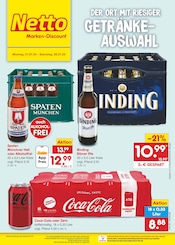 Coca Cola Zero im Netto Marken-Discount Prospekt in Darmstadt Aktueller Netto Marken-Discount Prospekt mit Coca Cola Zero, "Aktuelle Angebote", Seite 30