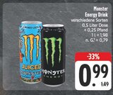 Energy Drink Angebote von Monster bei EDEKA Freital für 0,99 €
