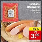 Traditions Bockwurst im aktuellen Zimmermann Prospekt