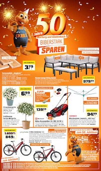 OBI Prospekt BIBERSTARK SPAREN mit 12 Seiten