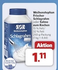 Frischer Schlagrahm im Angebot bei combi in Bielefeld Frischer Schlagrahm Angebote von Weihenstephan bei combi Bielefeld für 1,11 €