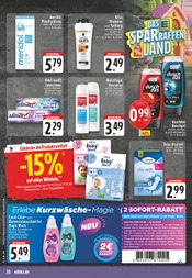 Windeln im EDEKA Prospekt in Erkrath Aktueller EDEKA Prospekt mit Windeln, "Aktuelle Angebote", Seite 20