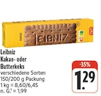 Aktuelle Kakao Angebote bei nah und gut in Würzburg Aktuelles Kakao- oder Butterkeks Angebot bei nah und gut in Würzburg ab 1,29 €