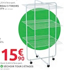 Mr.Bricolage Montguyon - Promo Séchoir tour 3 étages Promo Séchoir tour 3 étages à 15,90 € dans le catalogue Mr.Bricolage à Montguyon