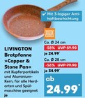 Bratpfanne »Copper & Stone Pan« von LIVINGTON im aktuellen Kaufland Prospekt für 24,99 €