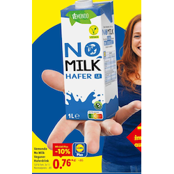 No Milk Veganer Haferdrink
