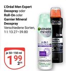 Deospray im Angebot bei GLOBUS in Erfurt Deospray Angebote von L’Oréal Men Expert bei GLOBUS Erfurt für 1,99 €