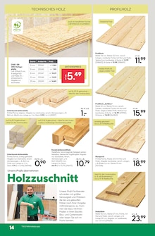 Holz im BayWa Bau- und Gartenmärkte Prospekt "Hier bin ich gern" mit 24 Seiten (München)