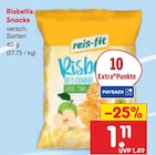 Risbellis Snacks von reis-fit für 1,11 € bei Netto Marken-Discount im Angebot Risbellis Snacks von reis-fit im aktuellen Netto Marken-Discount Prospekt