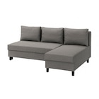 Aktuelles 3er-Bettsofa mit Récamiere Knisa graubeige Knisa graubeige Angebot bei IKEA in Mönchengladbach ab 349,00 €