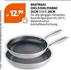 Edelstahlpfanne 24CM ODER 28CM Angebote von BRATMAXX bei Müller Cottbus für 12,99 €