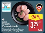 Puten-Ministeaks von MEINE METZGEREI im aktuellen ALDI Nord Prospekt für 3,29 €