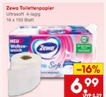 Toilettenpapier Ultrasoft von Zewa im aktuellen Netto Marken-Discount Prospekt für 6,99 €