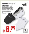 Aktuelles Herren Quarter-Sneaker-Socken Angebot bei Marktkauf in Wuppertal ab 8,99 €
